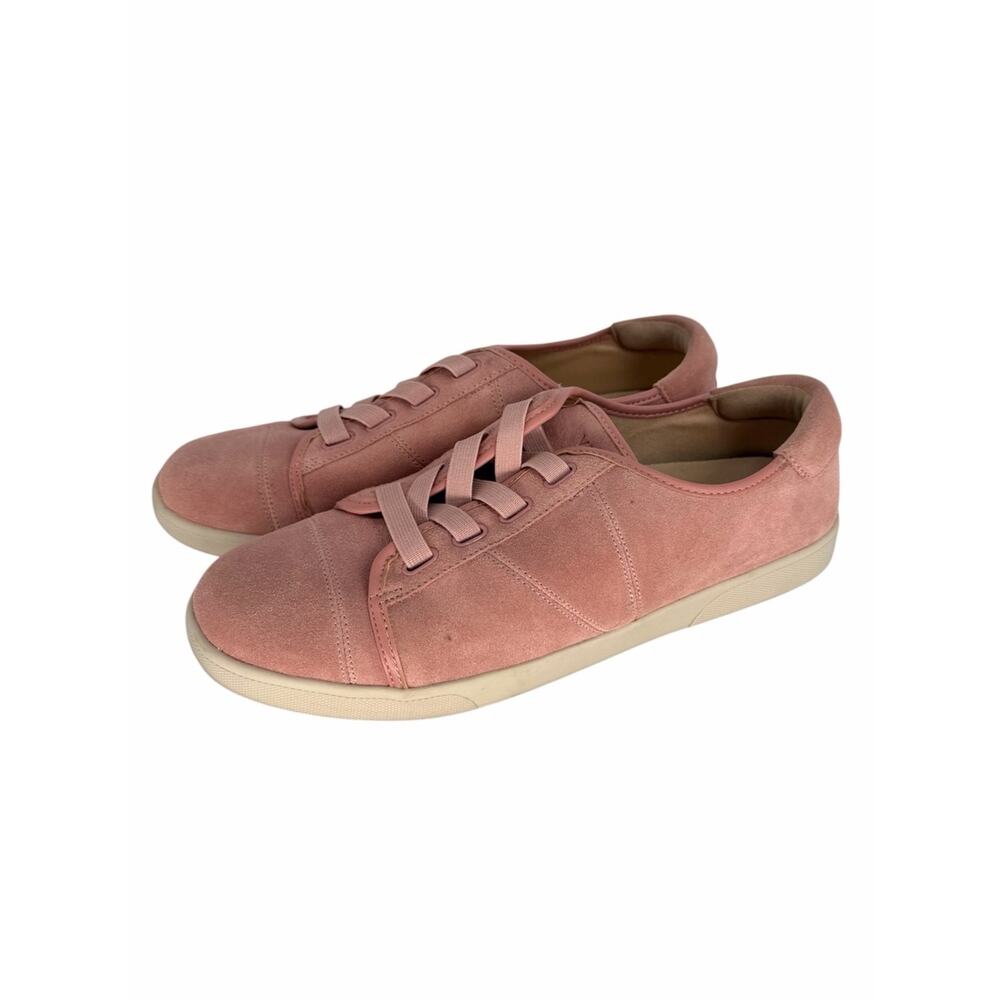 Vionic Jean Suede Slip On Sneakers Pink Womens - 9.5 Wide